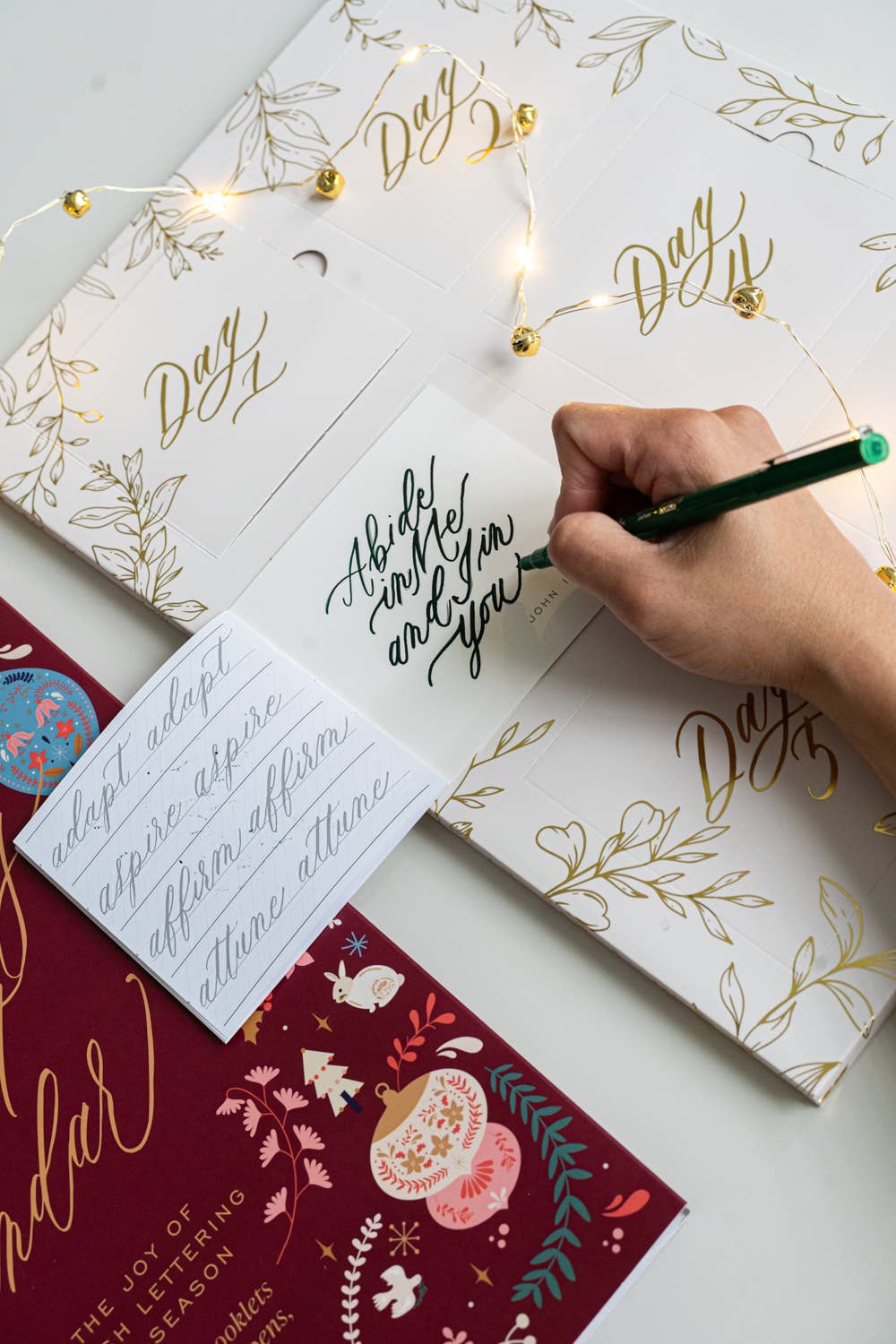 Brush Calligraphy Advent Calendar Volume I