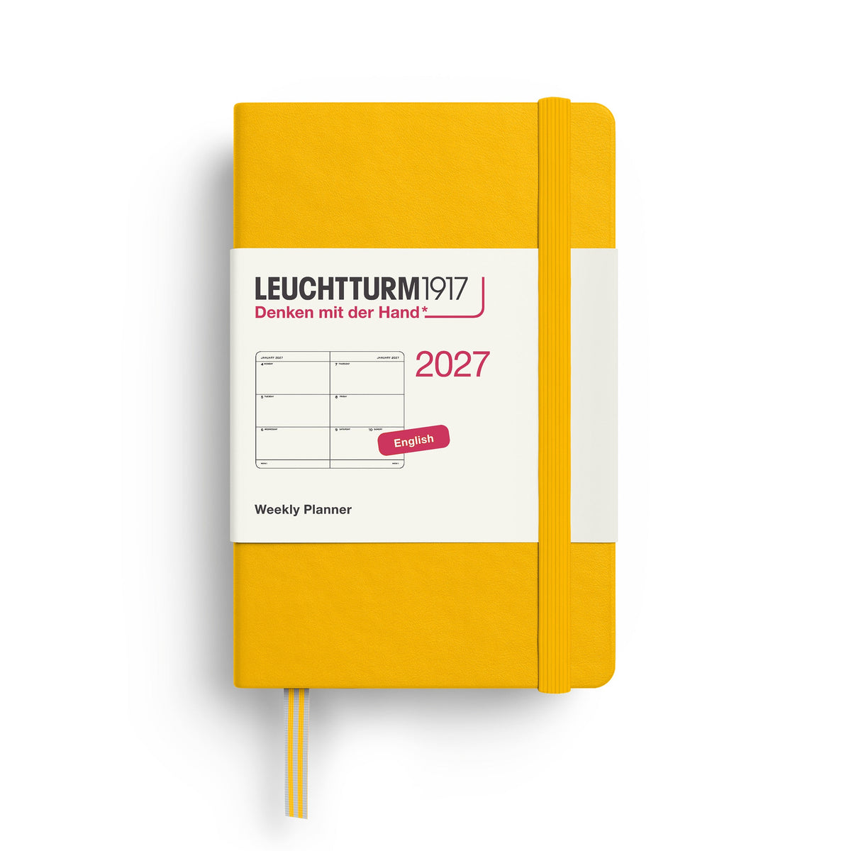 Leuchtturm 2027 Weekly Planner - Mini (A7), Sunflower
