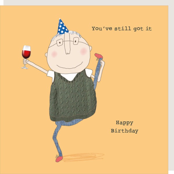 Boy Still Got It - Rosie Made A Thing Greeting Card