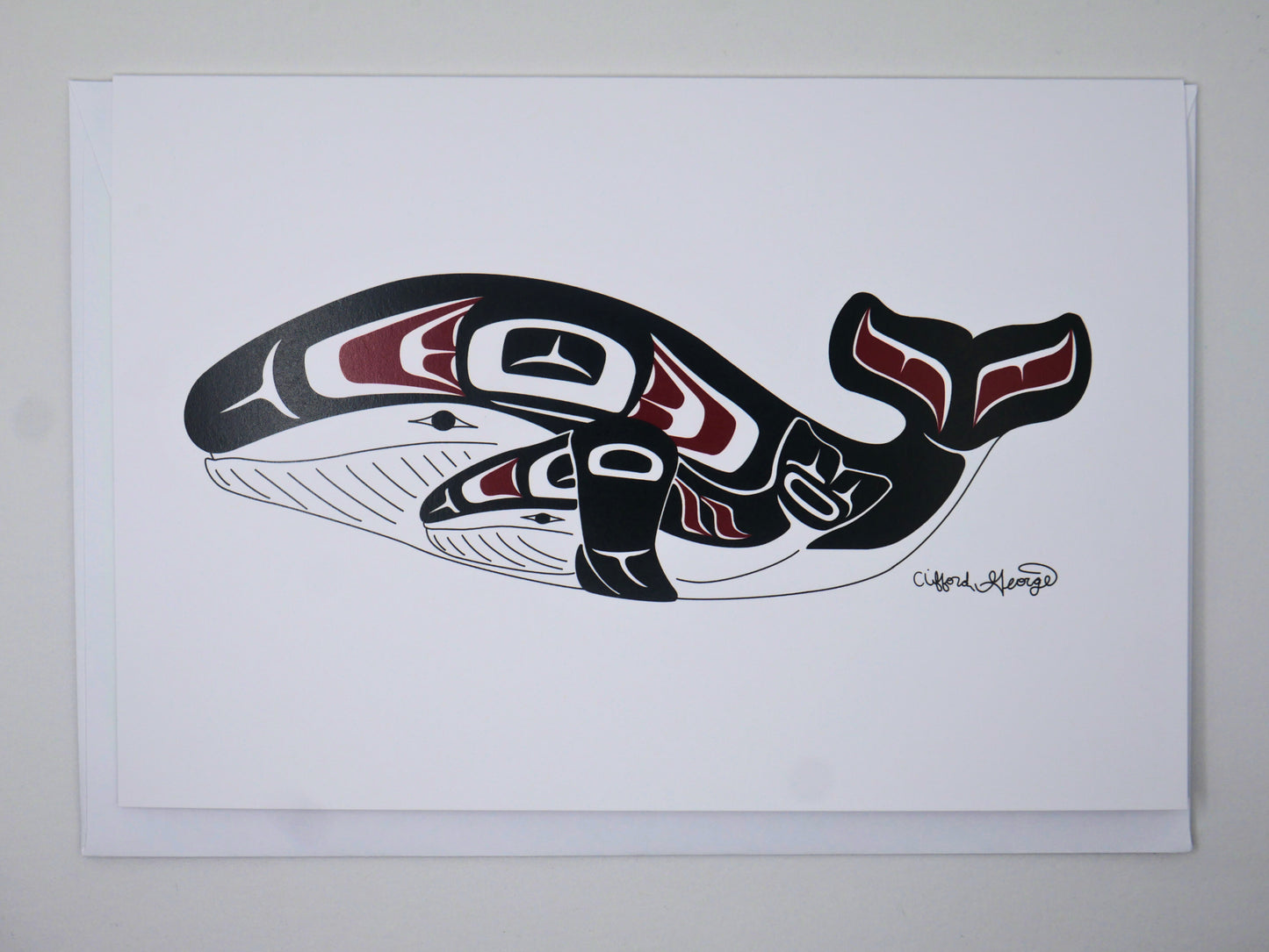 Clifford George - Mama and Baby, Grey Whales