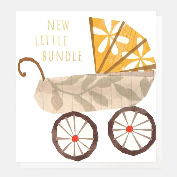 New Little Bundle - Caroline Gardner Greeting Card