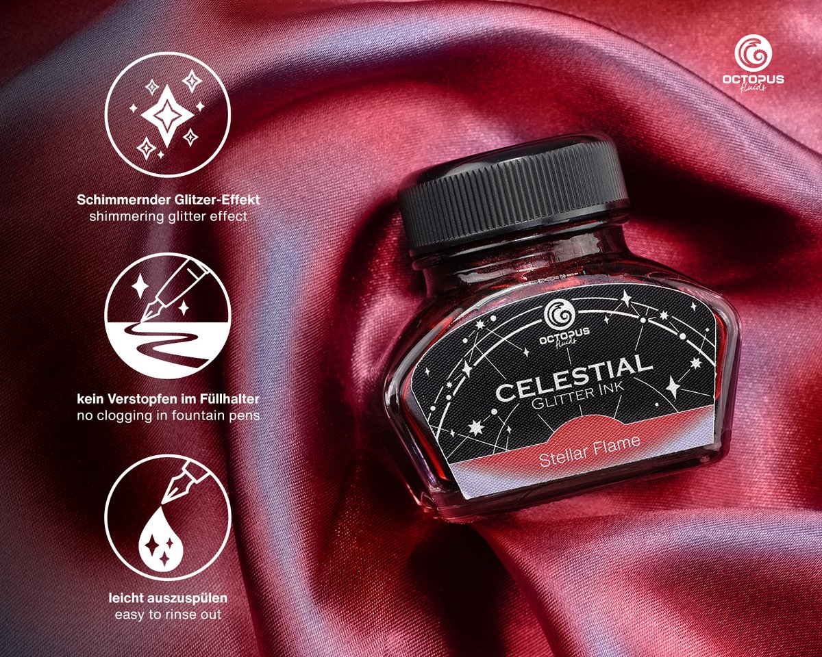 Octopus Fluids Celestial Glitter Ink