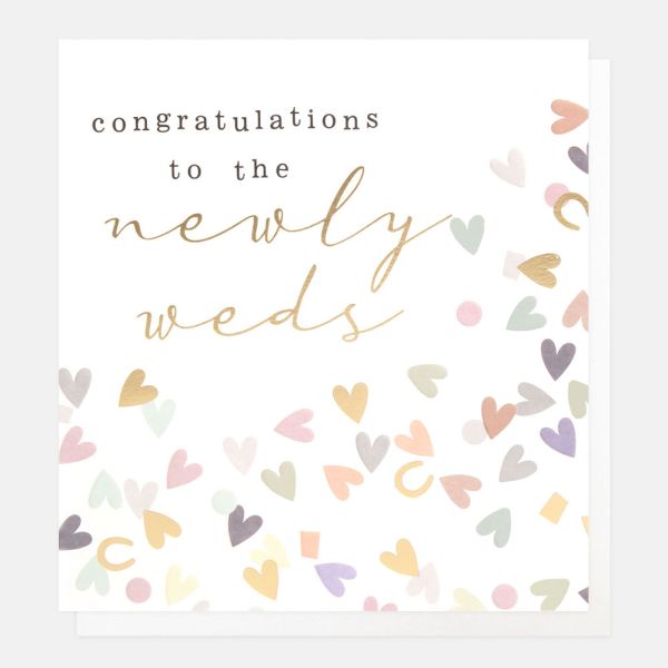 Congratulations Newly Weds - Caroline Gardner Greeting Card