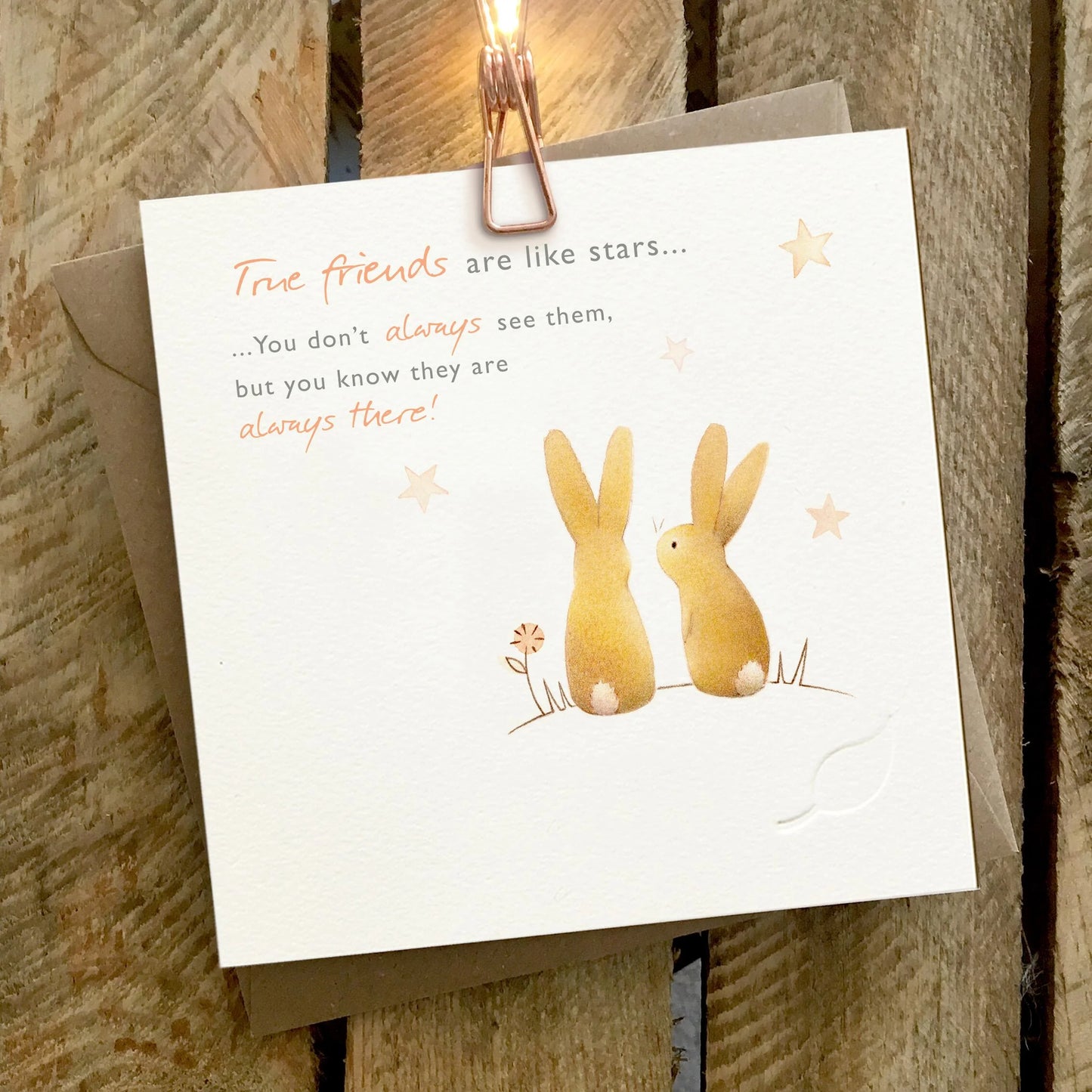 Words & More Friendship - Ginger Betty Greeting Card