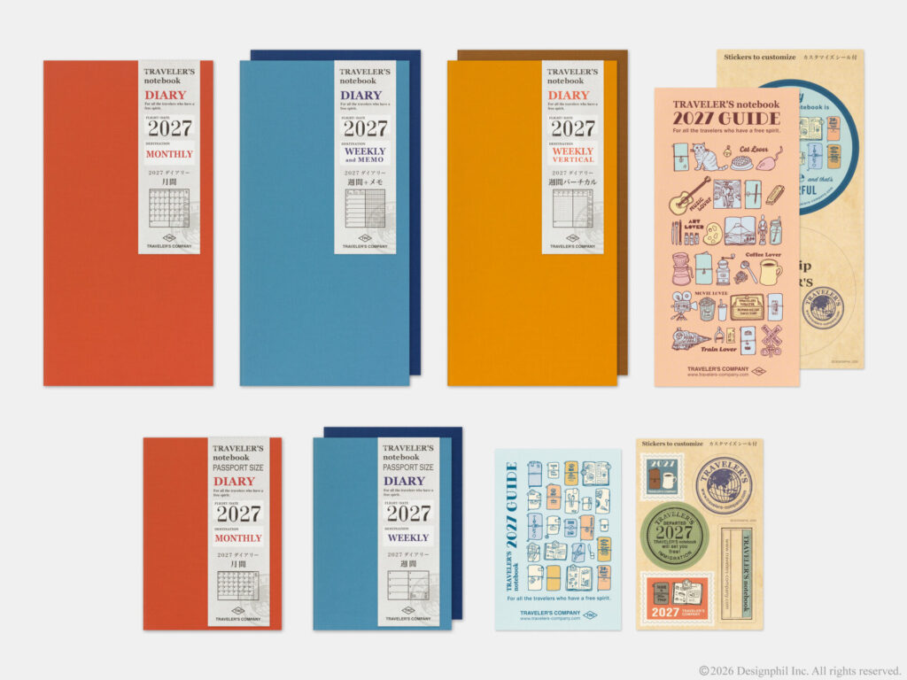 TRAVELER'S Notebook 2027 Special Edition Inserts