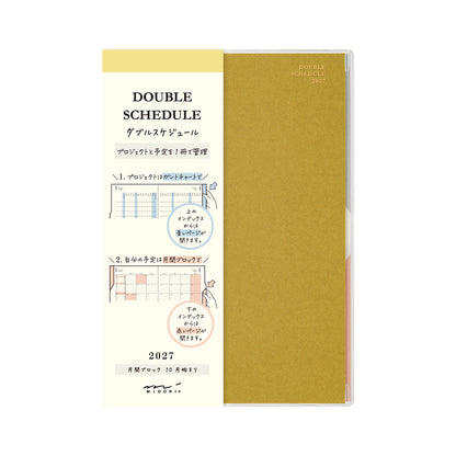 Midori 2027 Diary Double Schedule