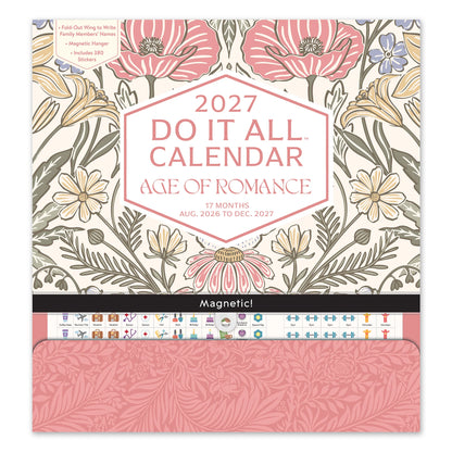 2027 Age of Romance Do It All Wall Calendar - Orange Circle Studio