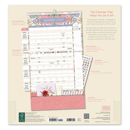 2027 Age of Romance Do It All Wall Calendar - Orange Circle Studio