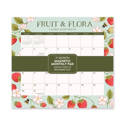 2027 Fruit & Flora Magnetic Monthly Pad - Orange Circle Studio