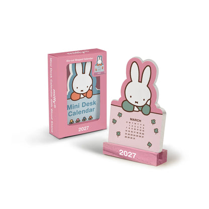 2027 Miffy A Year in Colour Mini Desk Calendar (with Wood Stand) - Orange Circle Studio