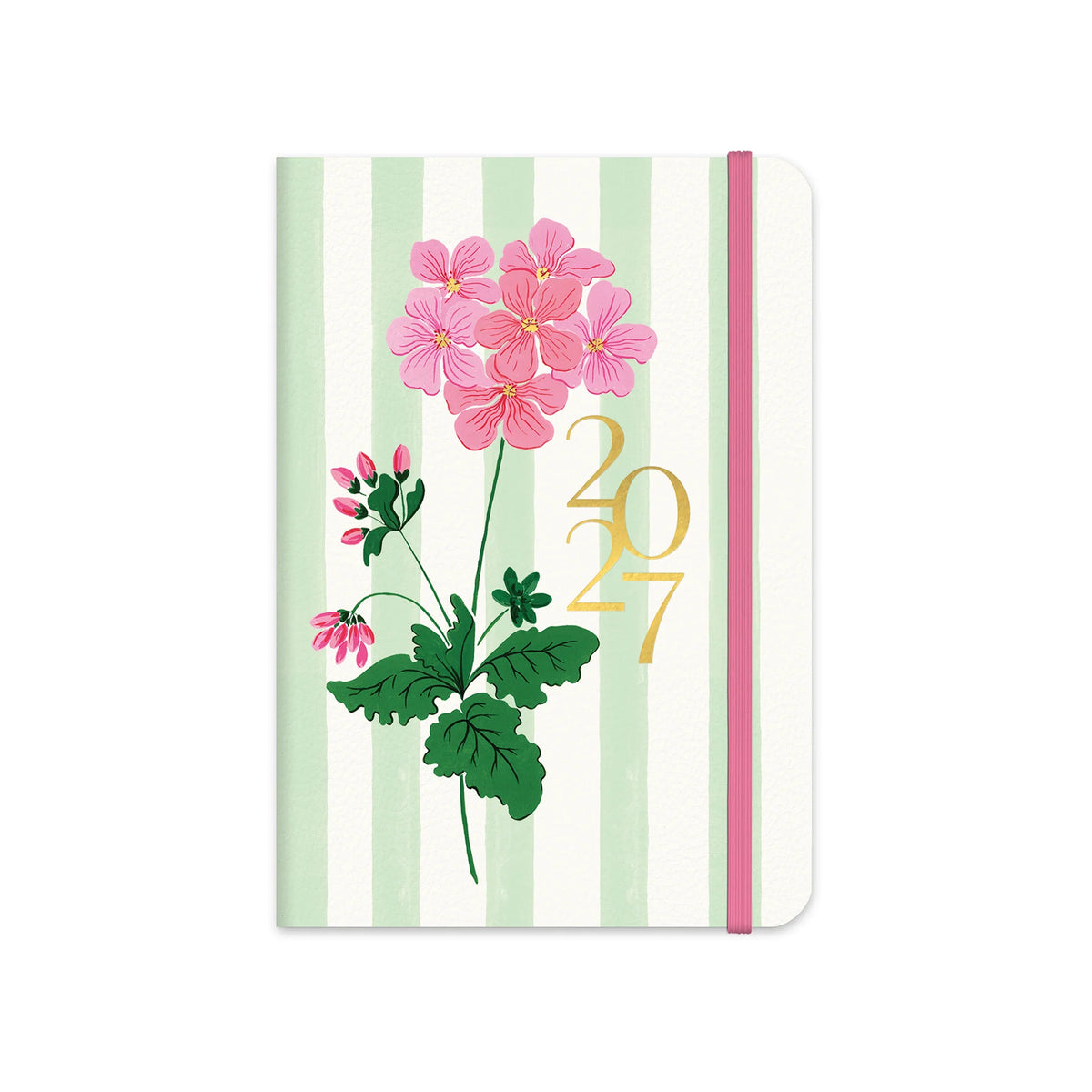 2027 Cabana Blooms Medium Casebound Planner - Orange Circle Studio