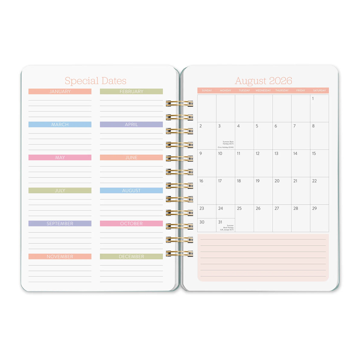 2027 Age of Romance Do It All Planner - Orange Circle Studio