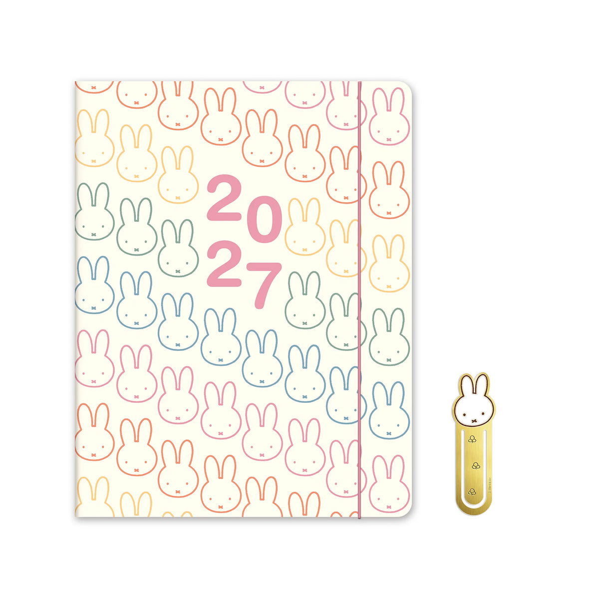 2027 Miffy A Year in Colour Just Right Monthly Planner - Orange Circle Studio