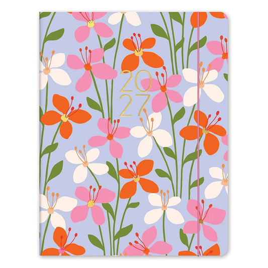 2027 Secret Garden Eng/Spn Just Right Monthly Planner - Orange Circle Studio
