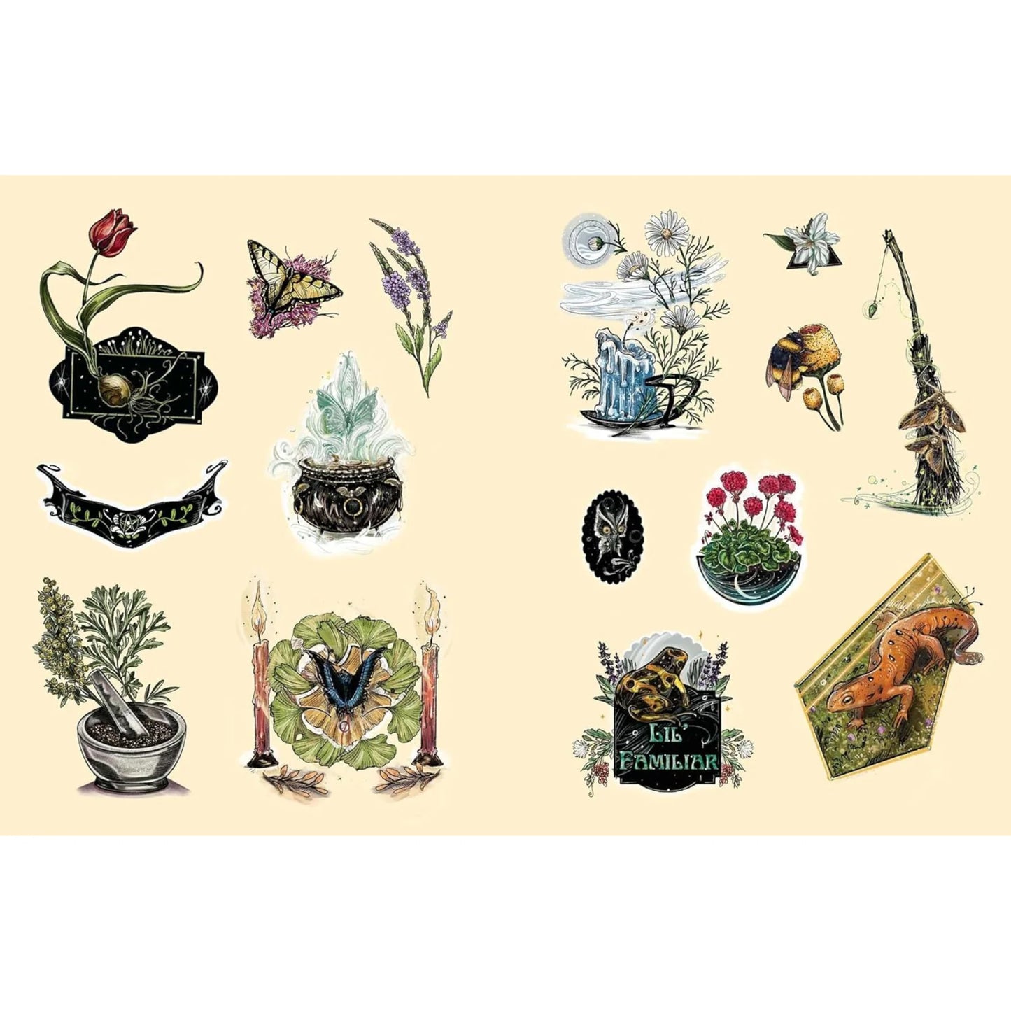 The Green Witch's Sticker Book