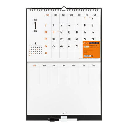Midori 2027 Whiteboard Calendar
