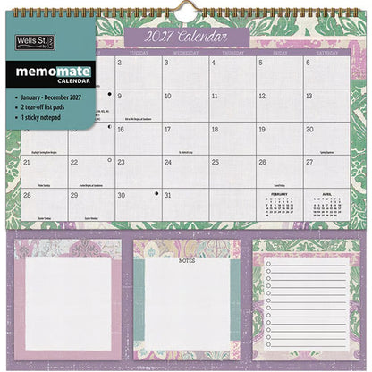 Wells St. 2027 Memo Mate Calendar