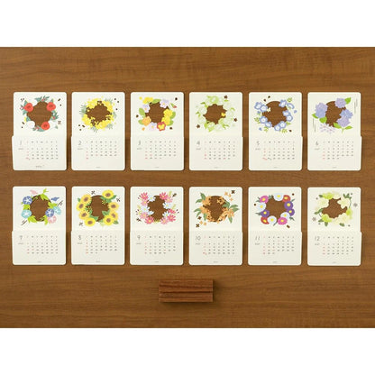 Midori 2027 Seasonal Views Laser Desk Calendar