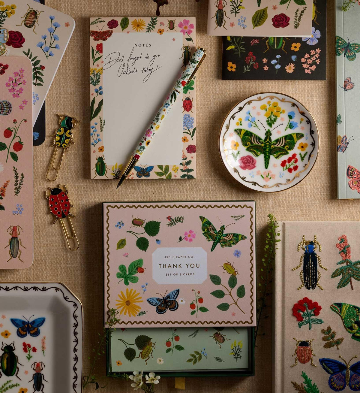 Rifle Paper Co. Thank You Keepsake Card Box