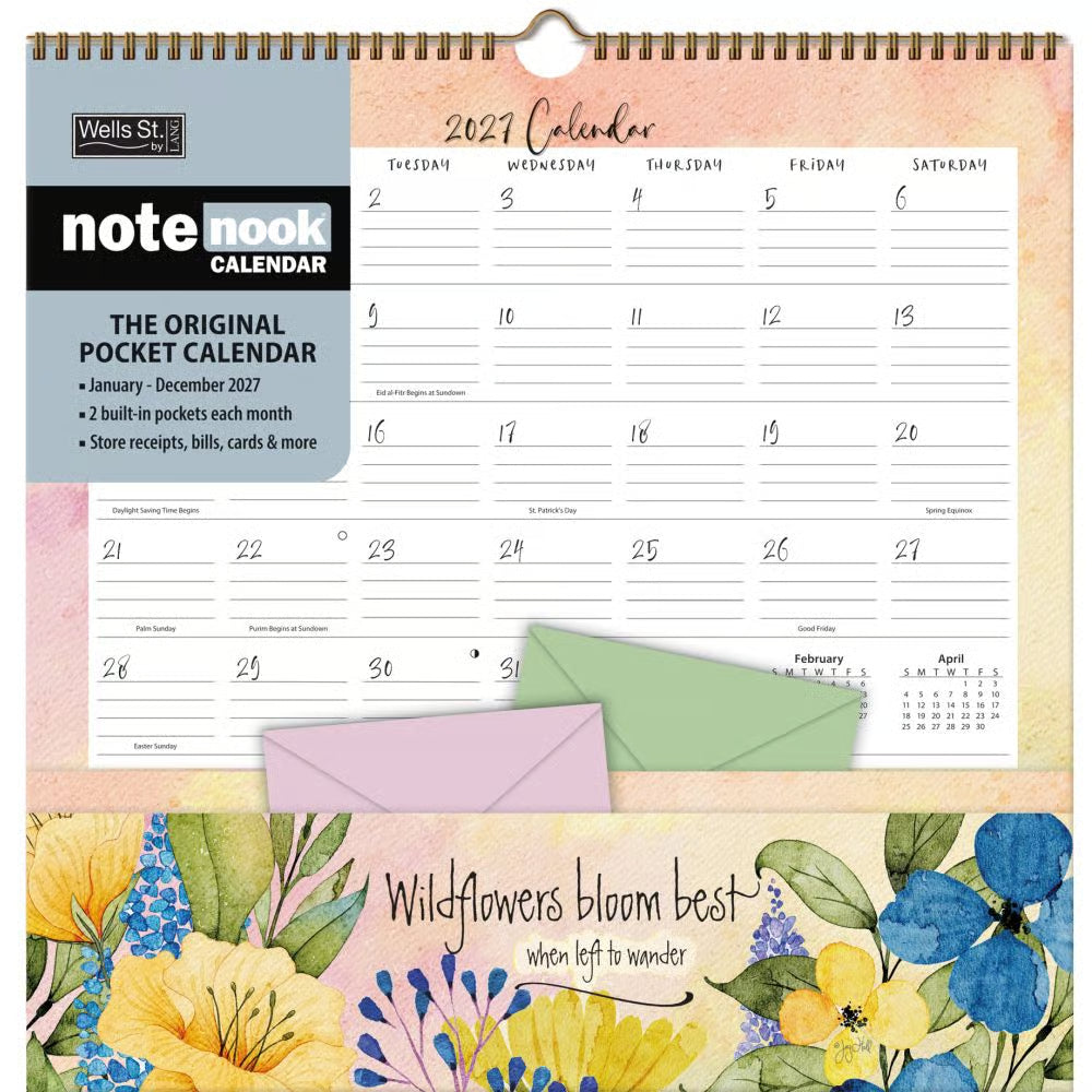 Wells St. 2027 Note Nook Calendar