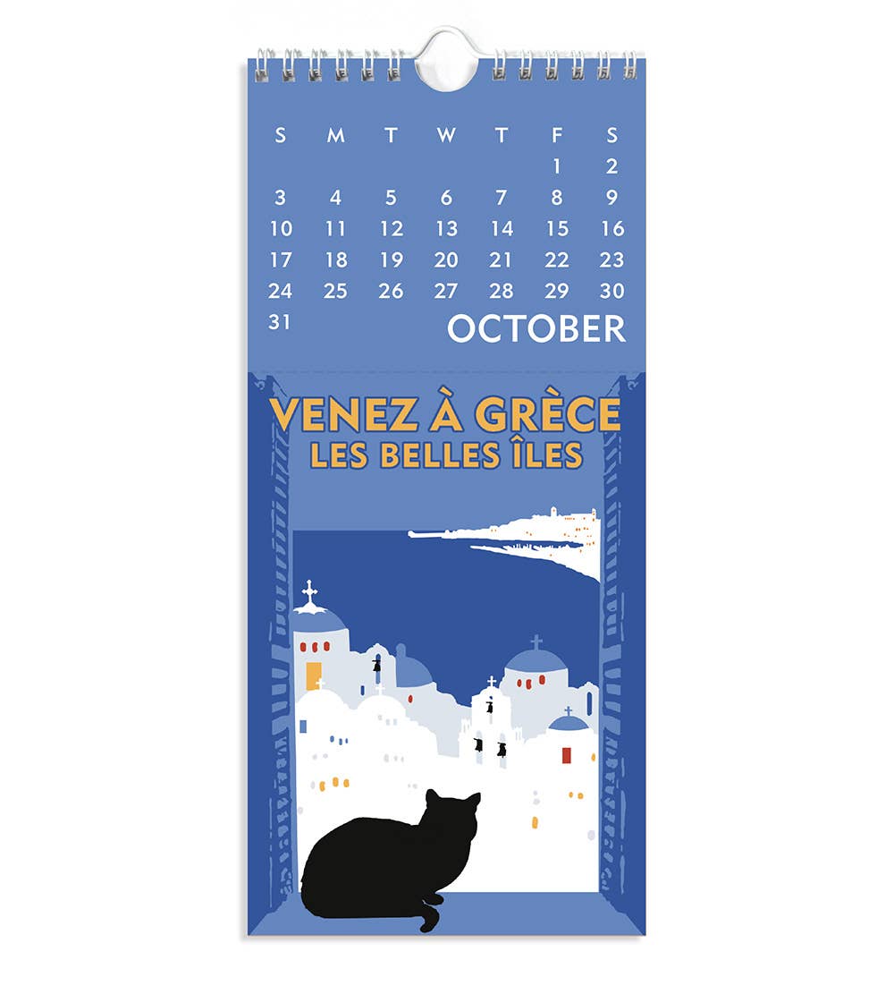 2027 Travel Postcard Calendar - Linnea Design
