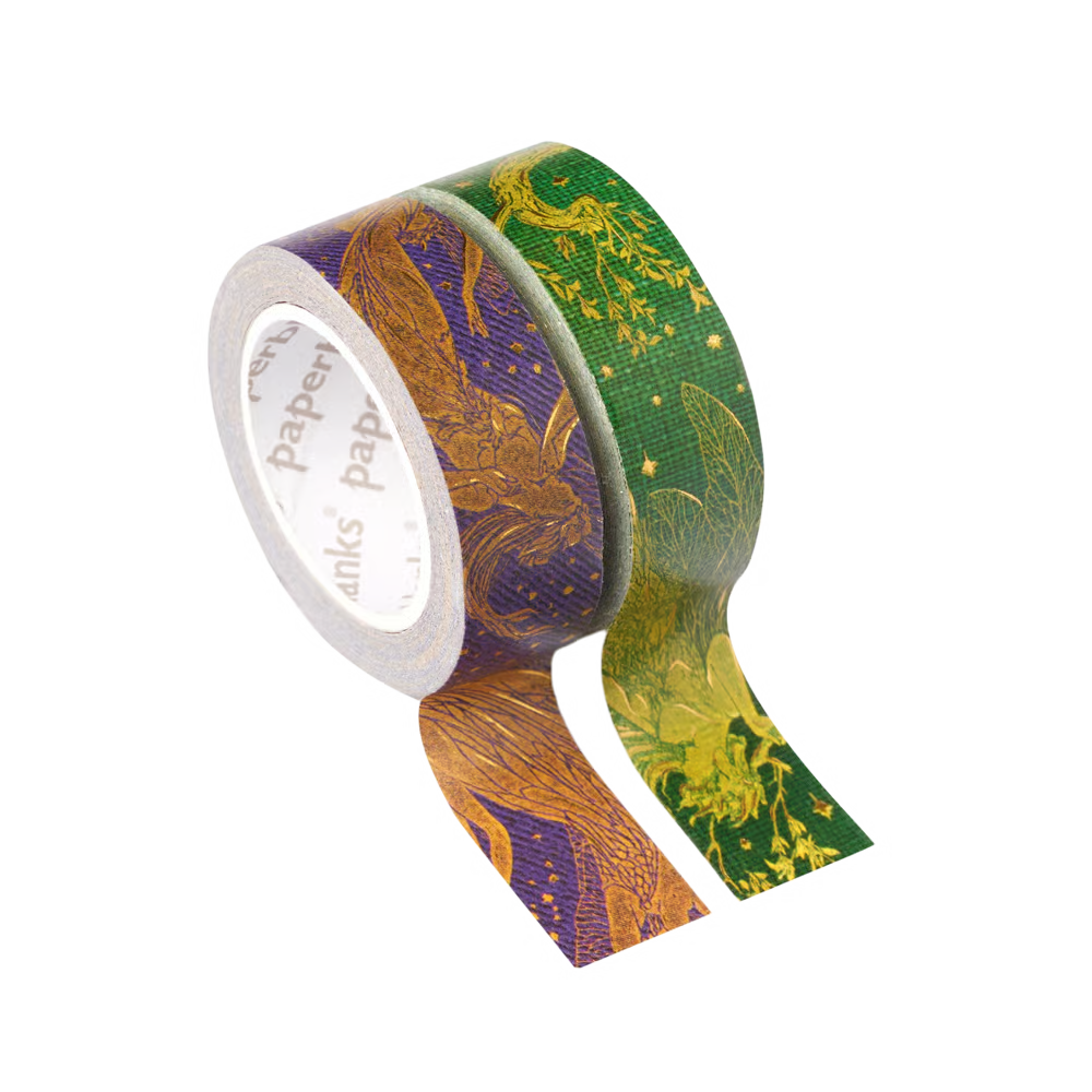 Olive Fairy/Violet Fairy Washi Tape - Paperblanks