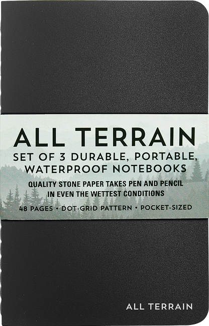 All Terrain Notebooks 3pcs - Peter Pauper Press