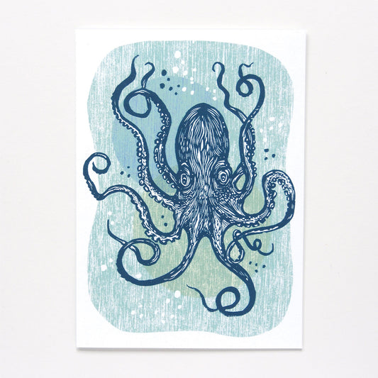 Hawk & Rose Press - Ingenious Octopus Card