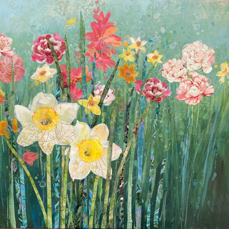 Spring Garden - Dry Red Press Greeting Card