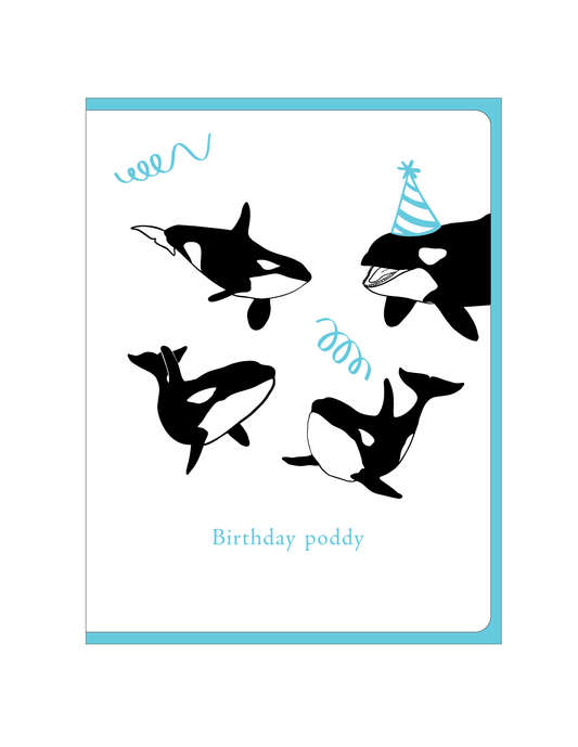 Dogwood Letterpress  - Birthday Poddy Card
