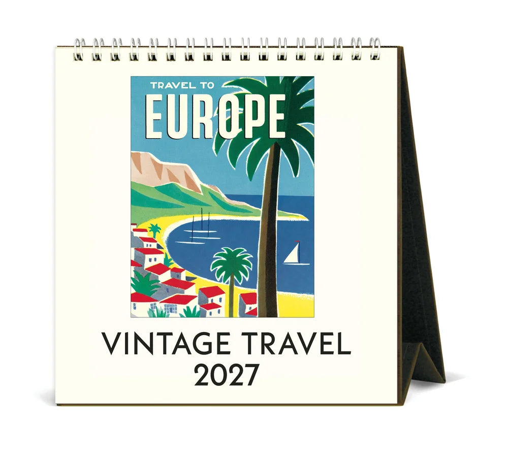Cavallini 2027 Desk Calendar