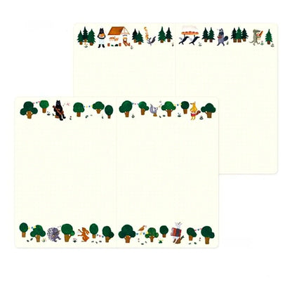 Yuru Log Notebook - Midori