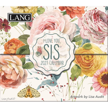 LANG 2027 Love You Sis Mini Calendar