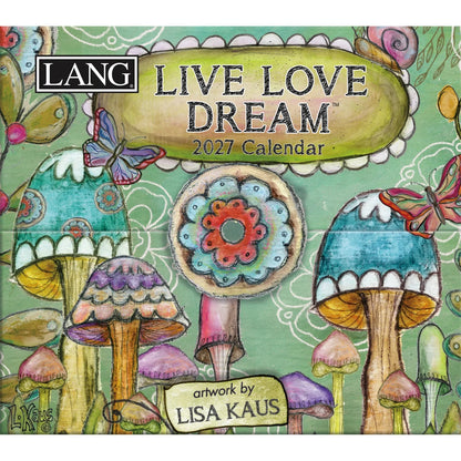 LANG 2027 Live Love Dream Mini Calendar