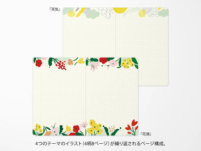 Yuru Log Notebook - Midori