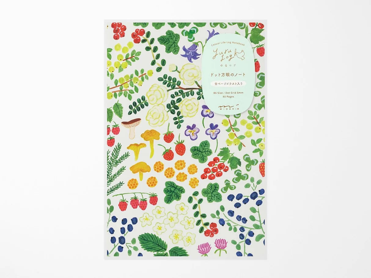 Yuru Log Notebook - Midori