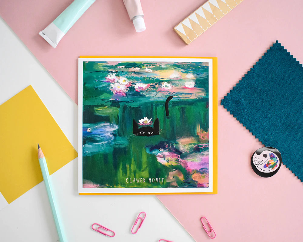 Clawed Monet - Niaski Greeting Card
