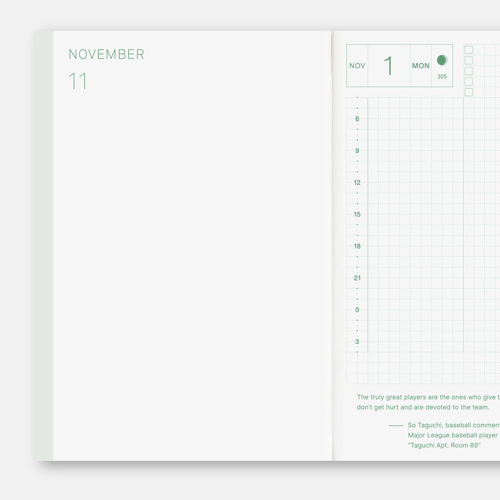 ORIGINAL A6 (ENG) Jan Start - Hobonichi Techo 2027
