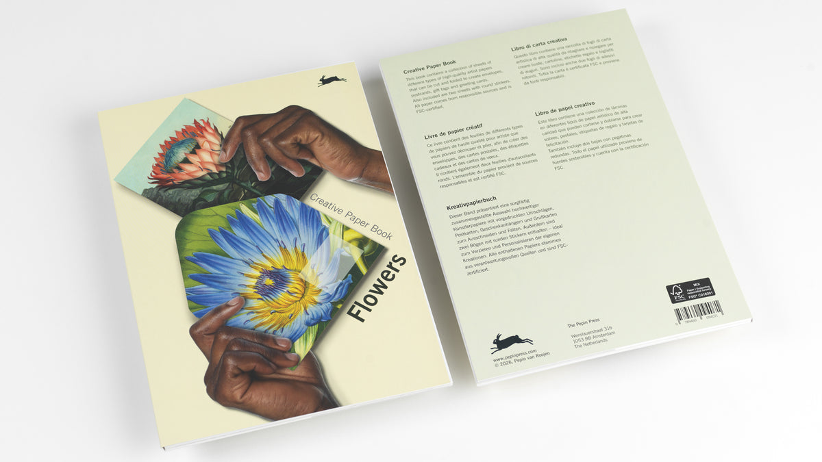 Flowers Creative Paper Book - Pepin