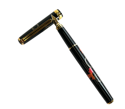 Vicoh Kanazawa Gold Leaf Fountain Pen - Platinum