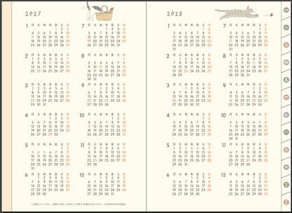 Midori 2027 Pocket Diary