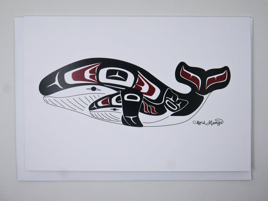 Clifford George - Mama and Baby, Grey Whales