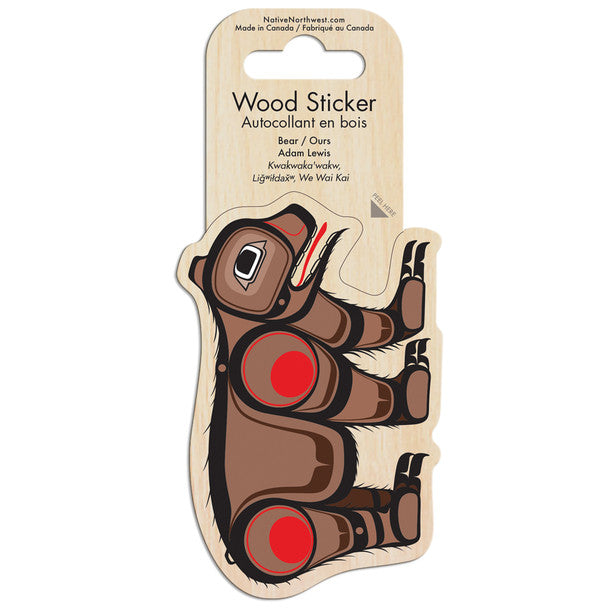 Native Northwest Wood Sticker