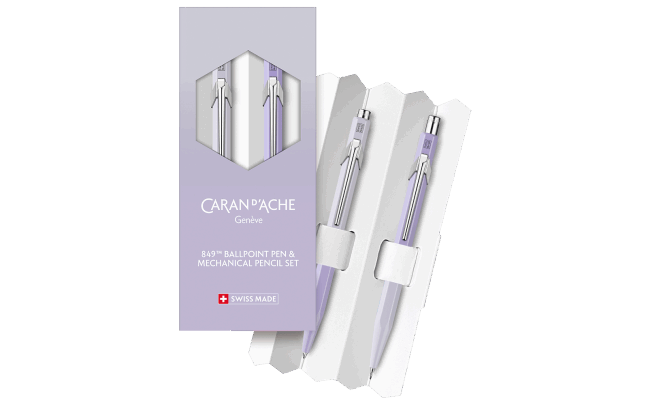 Caran d'Ache 849 Ballpoint & Mechanical Pencil Set