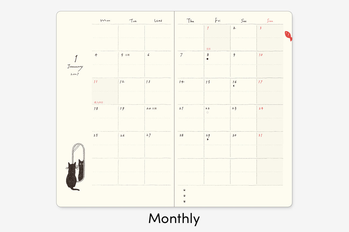 Midori 2027 Book Style Diary