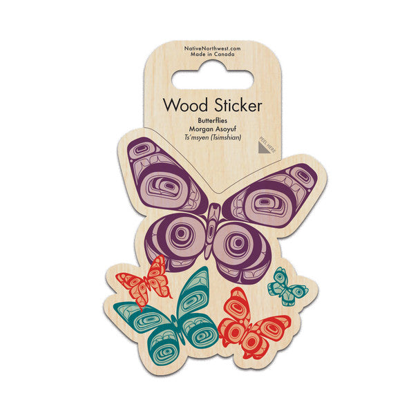 Native Northwest Wood Sticker