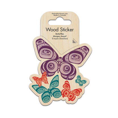 Native Northwest Wood Sticker
