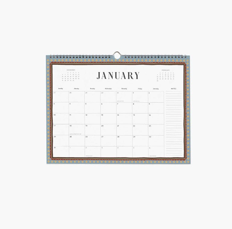 Rifle Paper Co. 2027 Appointment Wall Calendar
