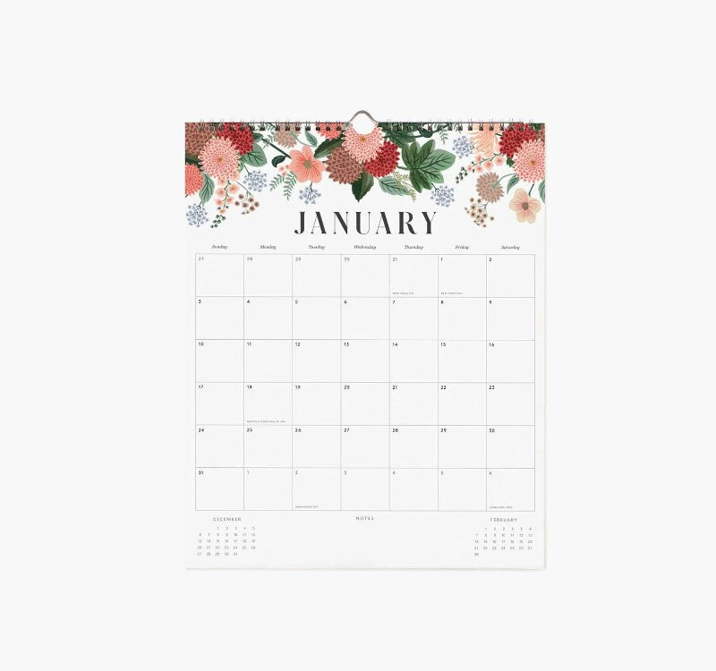 Rifle Paper Co. 2027 Appointment Wall Calendar