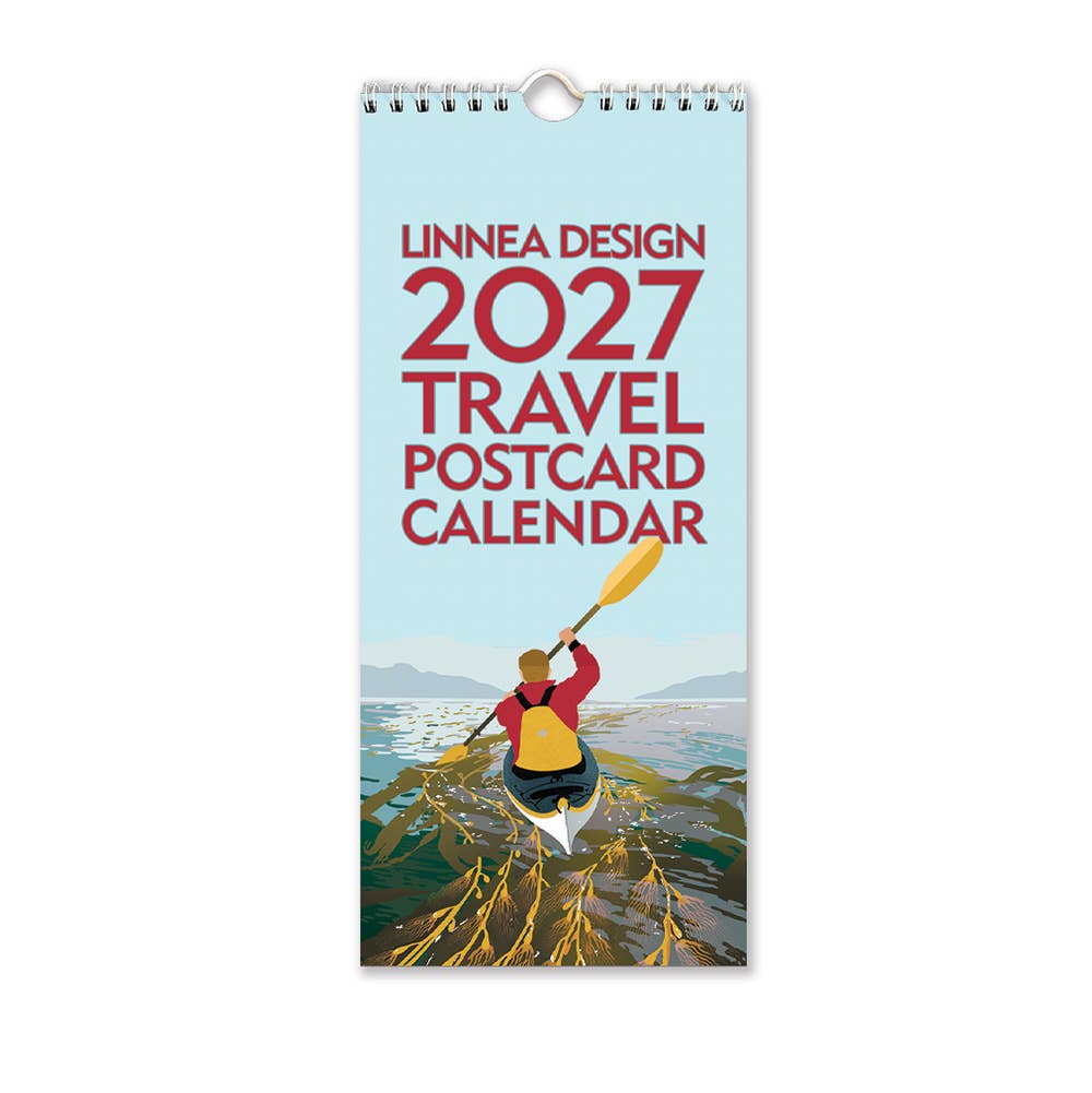 2027 Travel Postcard Calendar - Linnea Design